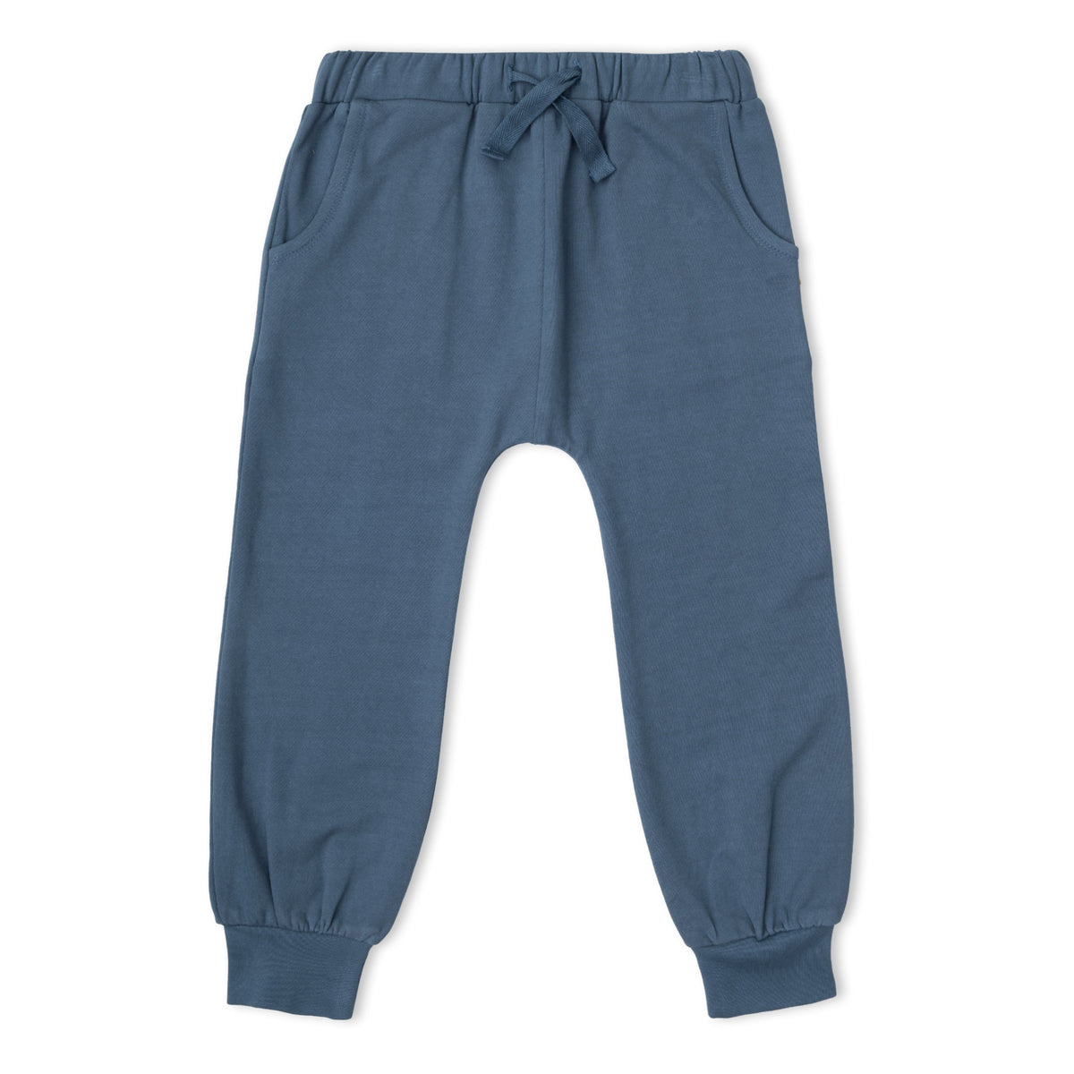 Organic Fleece Jogger Pants - Navy by Makemake Organics