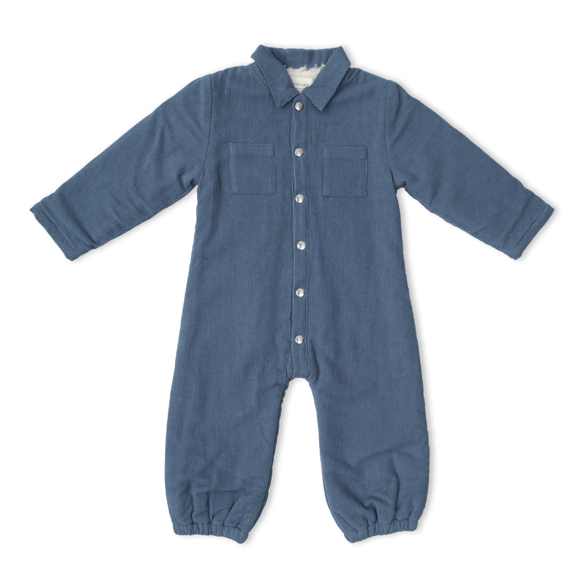 Organic Corduroy Jumpsuit - Navy by Makemake Organics
