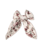 Organic Bow Clip - Wildrose by Makemake Organics