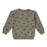 Organic Fleece Sweatshirt - Dino by Makemake Organics