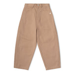 Organic Twill Barrel Pants - Taupe by Makemake Organics