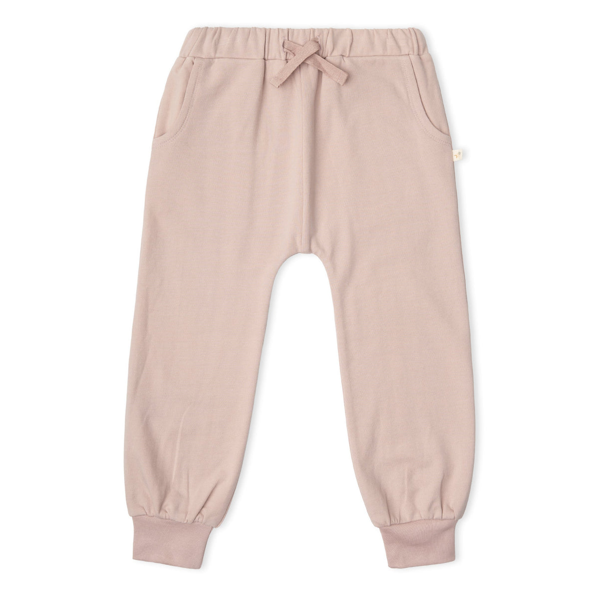 Organic Fleece Jogger Pants - Dusty Rose by Makemake Organics