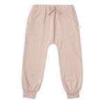 Organic Fleece Jogger Pants - Dusty Rose by Makemake Organics