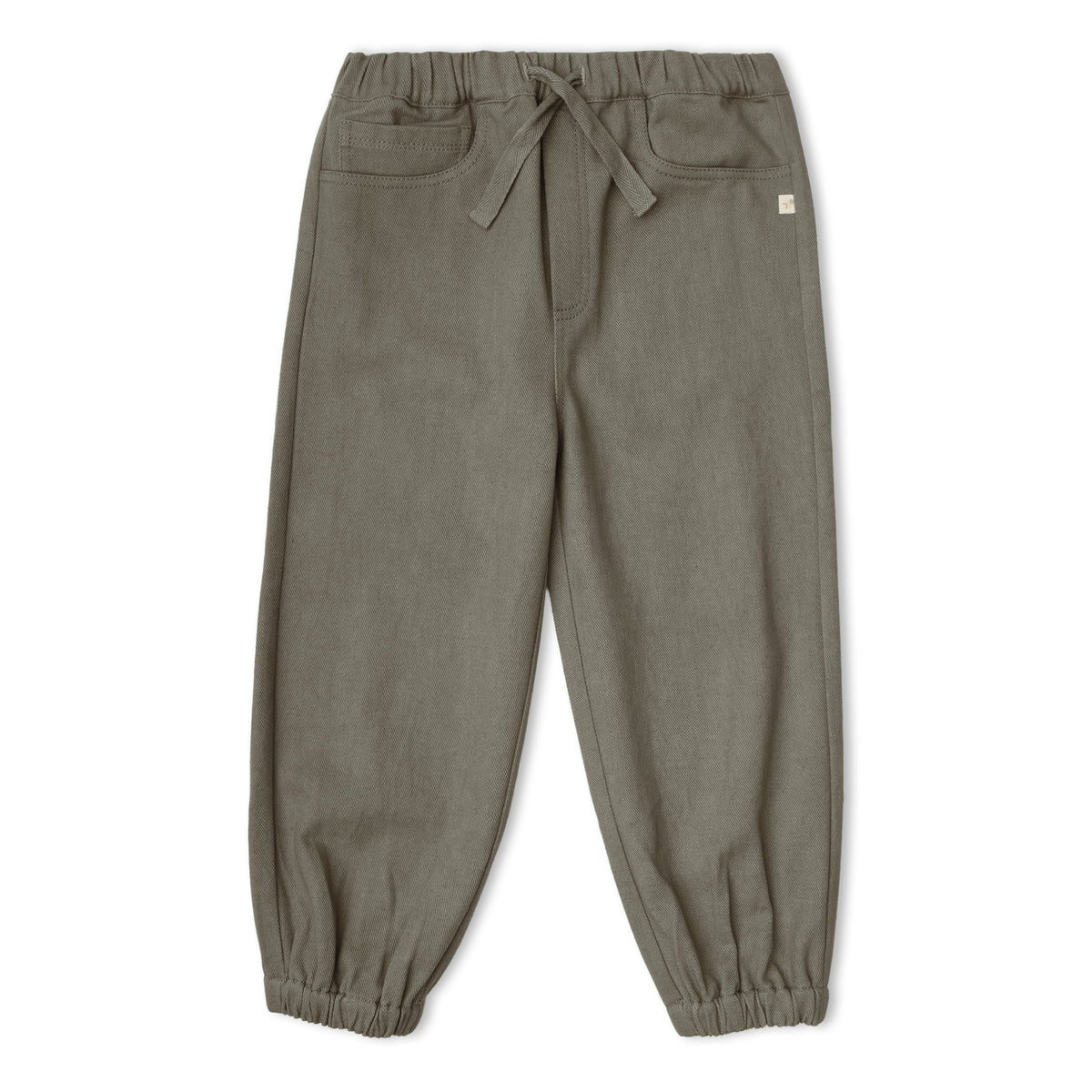 Organic Twill Joggers Pants - Olive by Makemake Organics