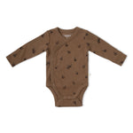 Organic Kimono Onesie & Pants Set - Apple by Makemake Organics