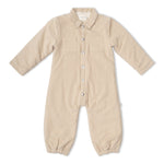 Organic Corduroy Jumpsuit - Oat by Makemake Organics
