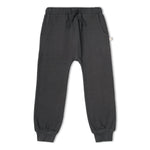 Organic Fleece Jogger Pants - Charcoal by Makemake Organics