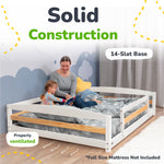 Full-Size Montessori Floor Bed with Strong Slatted Frame by Ocodile.com at Everetts Place