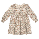 Organic Ruffle Sleeve Dress - Rustbloom by Makemake Organics