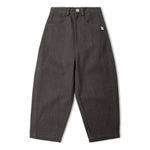 Organic Twill Barrel Pants - Charcoal by Makemake Organics