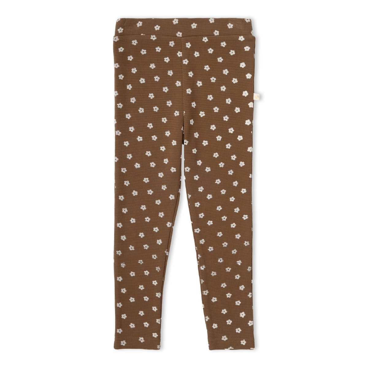 Organic Legging Set of 2 - Chestnut Bloom + Brown by Makemake Organics