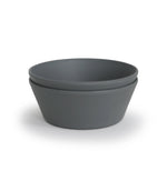 Mushie Round Dinnerware Bowl Set BPA Free Plastic Dishwasher Safe Microwave Safe - Baby & Toddler > Nursing & Feeding Dinnerware
