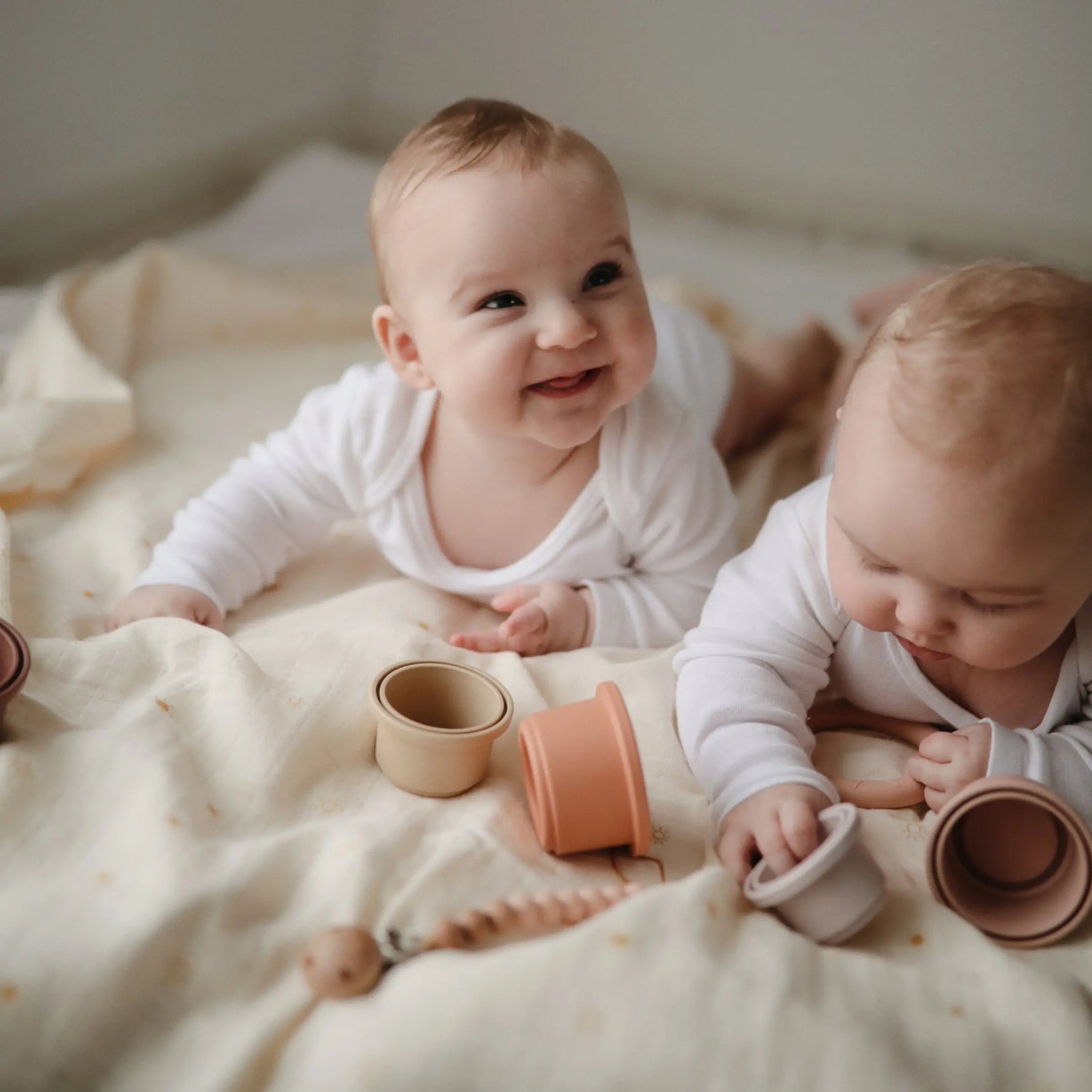 Mushie Organic Cotton Muslin Swaddle Blanket for Baby Cuddling and Nursing - Baby & Toddler > Swaddling & Receiving Blankets Swaddle