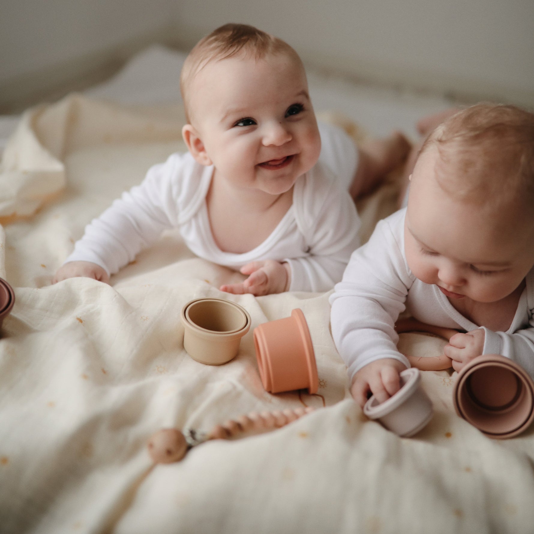 Organic Cotton Muslin Swaddle Blanket by Mushie