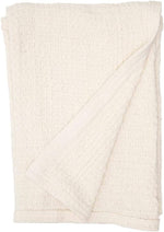Crover 100% cotton waffle baby blanket for swaddling and stroller coverage.