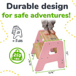 Ocodile.com 2-Step Stool for Kids - Furniture > Baby & Toddler Furniture > Baby & Toddler Furniture Sets