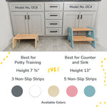 Ocodile.com 2-Step Stool for Kids - Furniture > Baby & Toddler Furniture > Baby & Toddler Furniture Sets