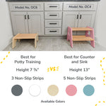 Ocodile.com 2-Step Stool for Kids - Furniture > Baby & Toddler Furniture > Baby & Toddler Furniture Sets