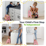 Ocodile.com 2-Step Stool for Kids - Furniture > Baby & Toddler Furniture > Baby & Toddler Furniture Sets