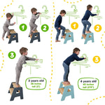 Ocodile.com 2-Step Stool for Kids - Furniture > Baby & Toddler Furniture > Baby & Toddler Furniture Sets