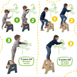 Ocodile.com 2-Step Stool for Kids - Furniture > Baby & Toddler Furniture > Baby & Toddler Furniture Sets