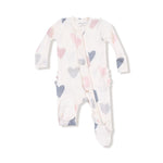 Angel Dear 2 Way Ruffle Zipper Footie by Angel Dear for Baby Collection - Apparel & Accessories > Clothing > Baby & Toddler Clothing > Baby & Toddler Sleepwear 128