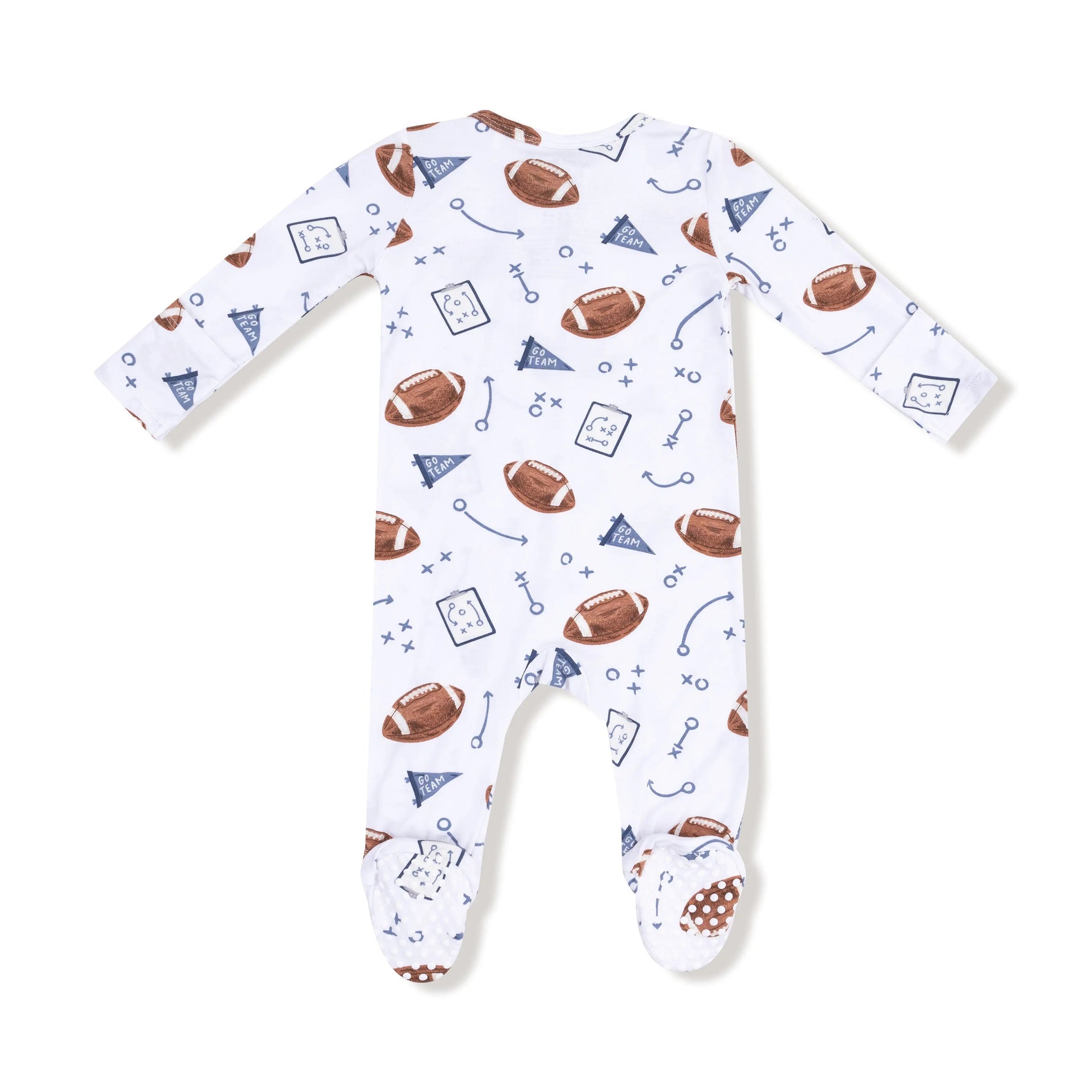 Angel Dear 2 Way Zipper Baby Footie Super Soft Bamboo Fabric - Apparel & Accessories > Clothing > Baby & Toddler Clothing > Baby & Toddler Sleepwear 651