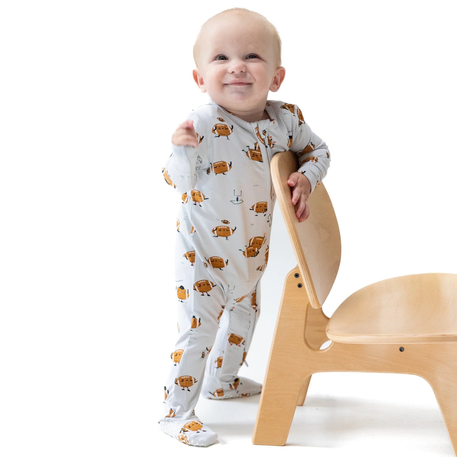 Angel Dear 2 Way Zipper Baby Footie Super Soft Viscose from Bamboo Fabric - Apparel & Accessories > Clothing > Baby & Toddler Clothing > Baby & Toddler Sleepwear 651