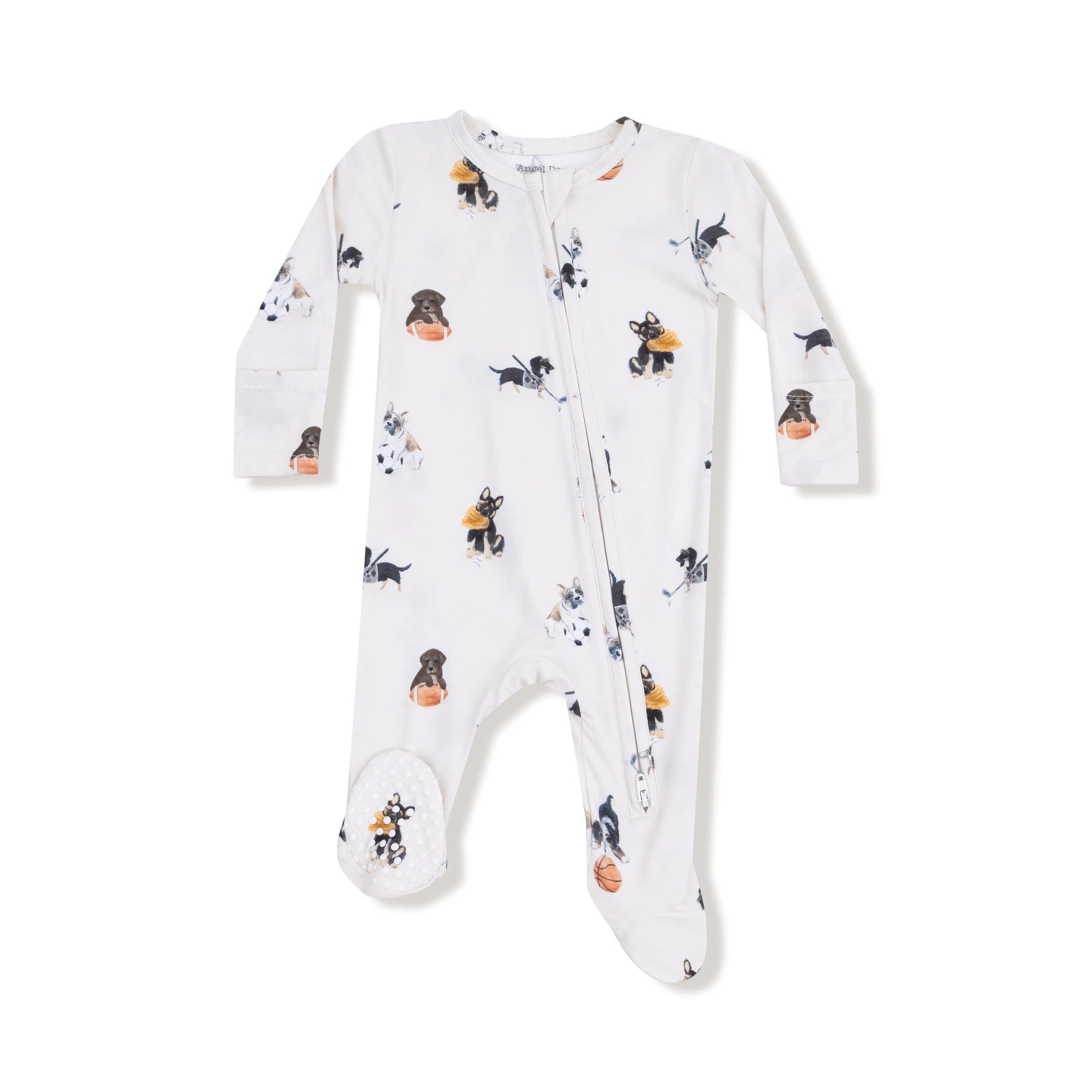 2 Way Zipper Baby Footie in Soft Viscose from Bamboo Fabric Angel Dear Everetts Place: Online Boutique