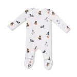Angel Dear 2 Way Zipper Baby Footie in Soft Viscose from Bamboo Fabric - Apparel & Accessories > Clothing > Baby & Toddler Clothing > Baby & Toddler Sleepwear 651