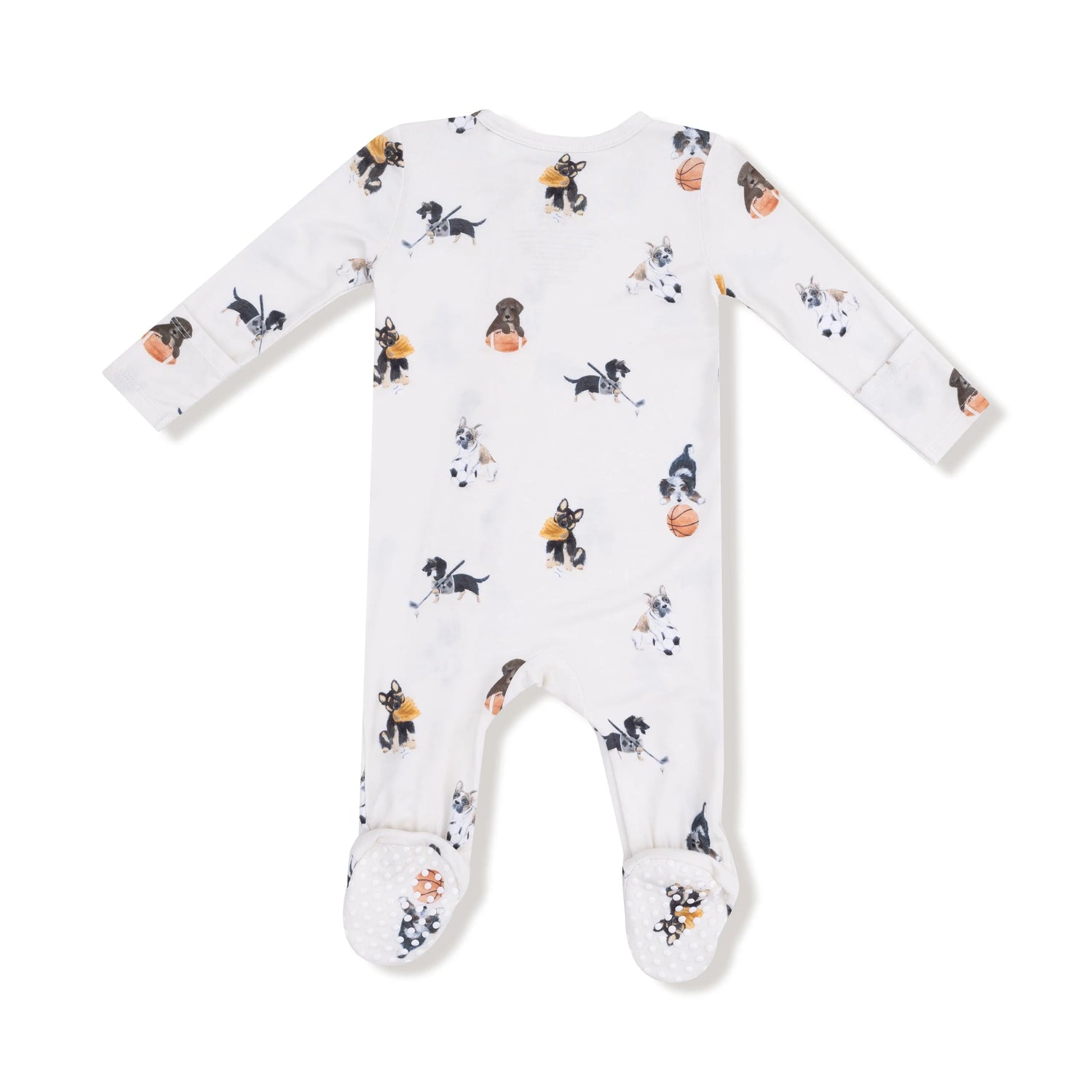 Angel Dear 2 Way Zipper Baby Footie in Soft Viscose from Bamboo Fabric - Apparel & Accessories > Clothing > Baby & Toddler Clothing > Baby & Toddler Sleepwear 651