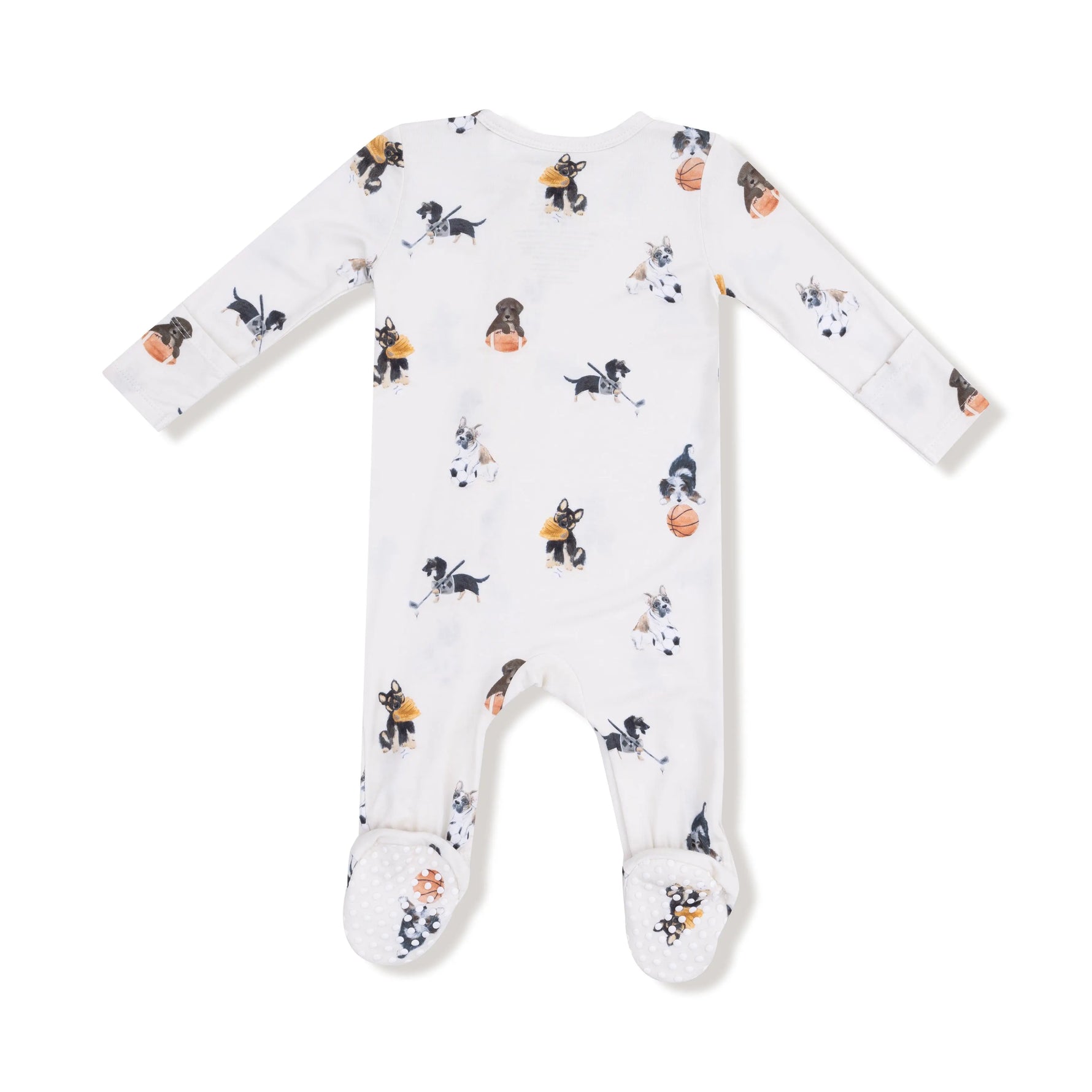 Angel Dear 2 Way Zipper Baby Footie in Soft Viscose from Bamboo Fabric - Apparel & Accessories > Clothing > Baby & Toddler Clothing > Baby & Toddler Sleepwear 651