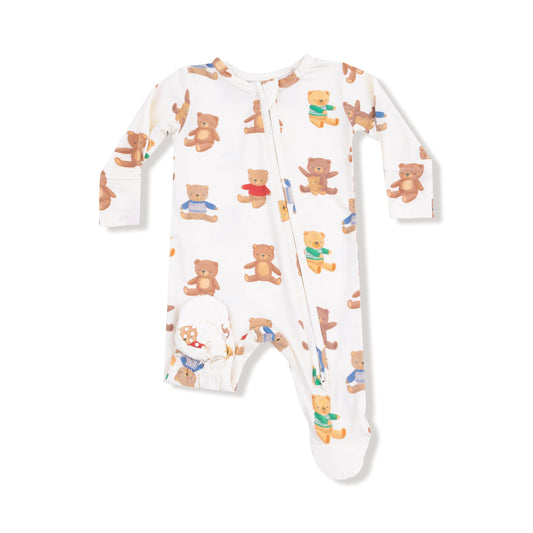 2 Way Zipper Footie Baby Made From Bamboo Fabric Prints Angel Dear Everetts Place: Online Boutique