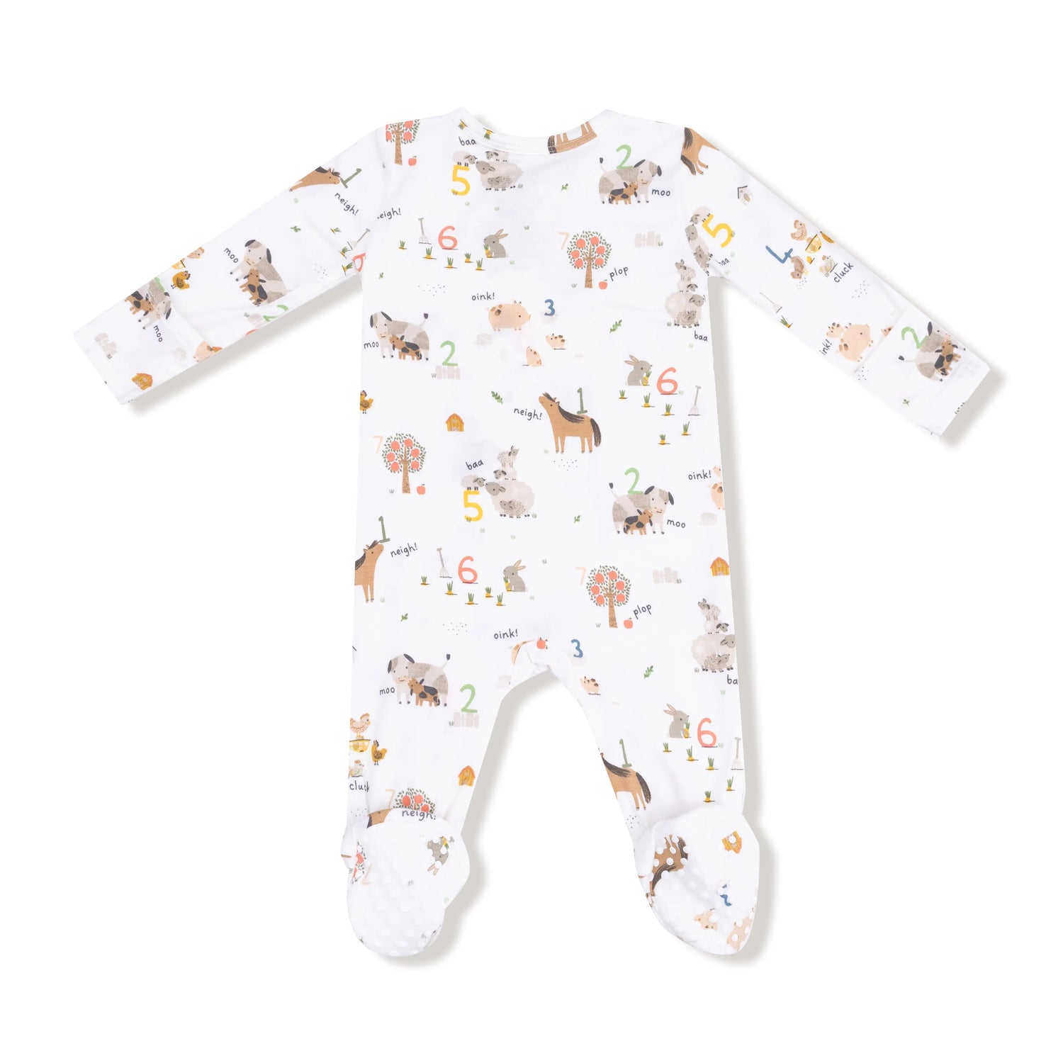 Angel Dear 2 Way Zipper Footie Baby Sleepwear Angel Dear Signature - Apparel & Accessories > Clothing > Baby & Toddler Clothing > Baby & Toddler Sleepwear 651