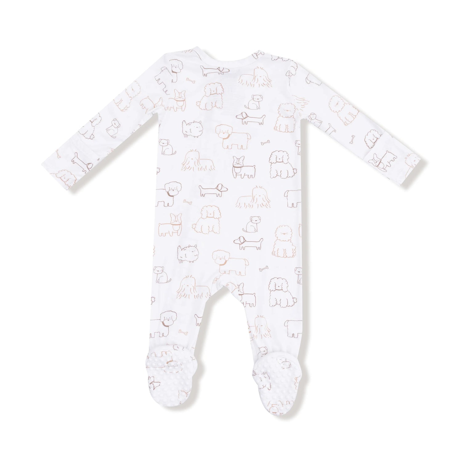 Angel Dear 2 Way Zipper Footie For Babies Soft Bamboo Fabric Cozy - Apparel & Accessories > Clothing > Baby & Toddler Clothing > Baby & Toddler Sleepwear 651