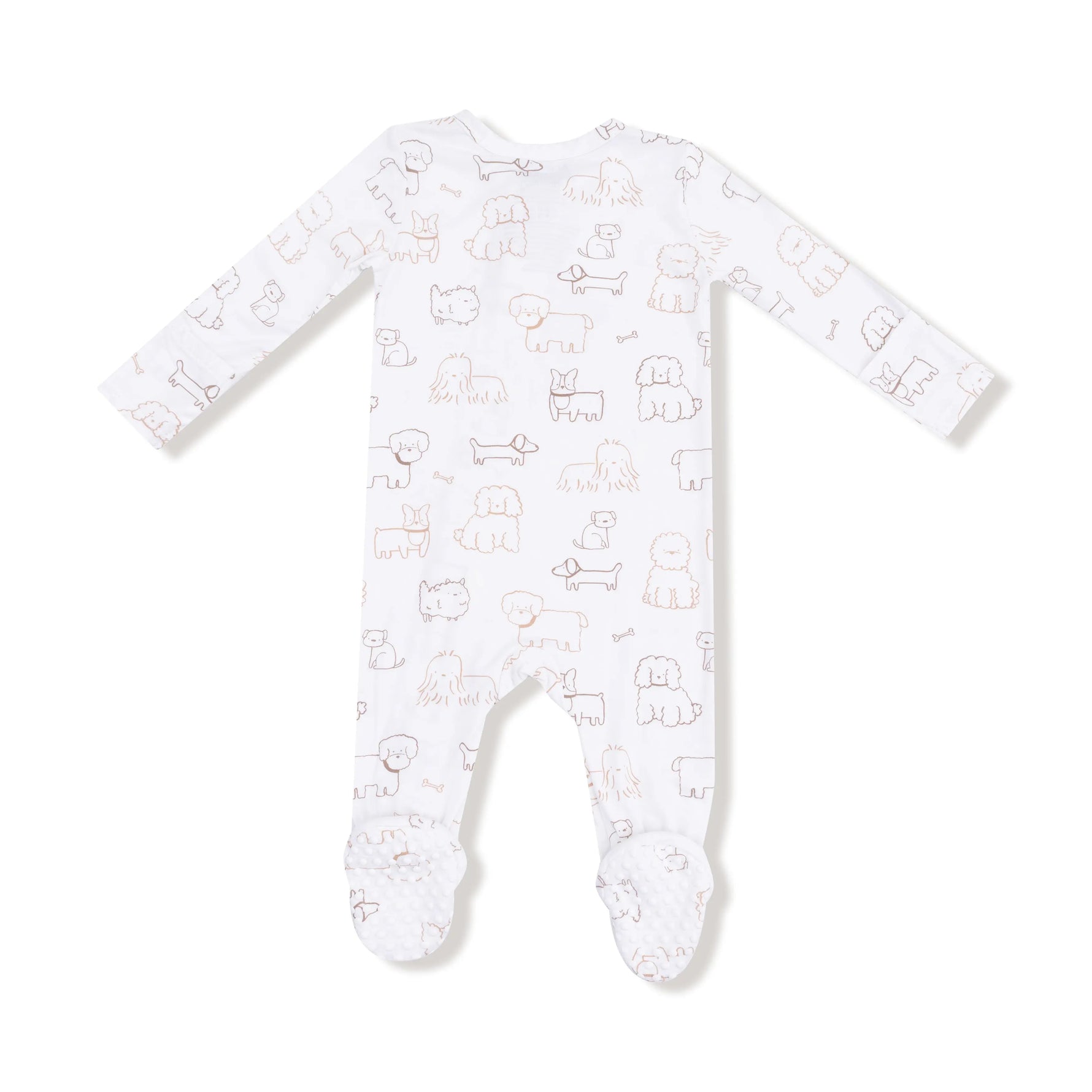 Angel Dear 2 Way Zipper Footie For Babies Soft Bamboo Fabric Cozy - Apparel & Accessories > Clothing > Baby & Toddler Clothing > Baby & Toddler Sleepwear 651