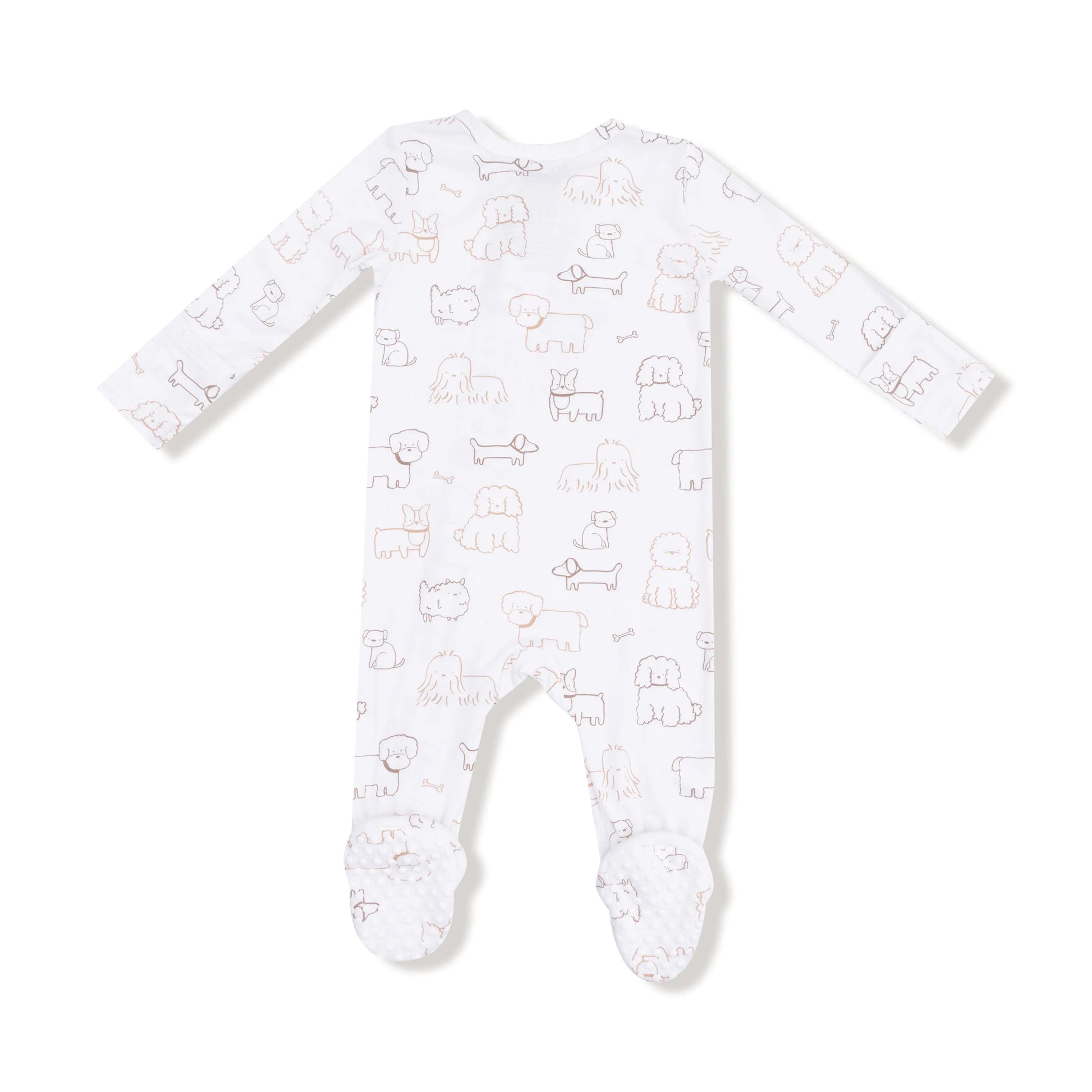 2 Way Zipper Footie For Babies Soft Bamboo Fabric Cozy Angel Dear Everetts Place: Online Boutique