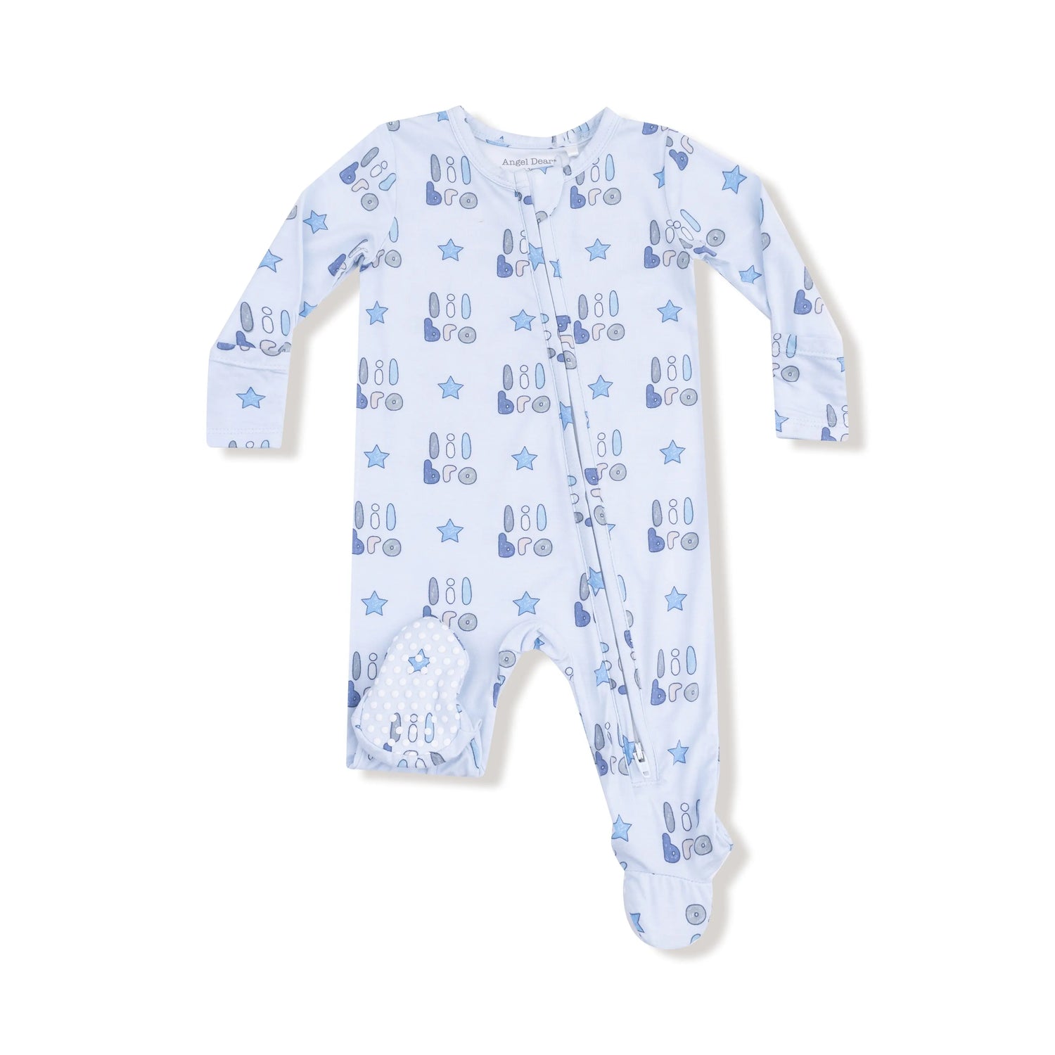 Angel Dear 2 Way Zipper Footie for Babies Soft Viscose from Bamboo Fabric Signature Prints - Apparel & Accessories > Clothing > Baby & Toddler Clothing > Baby & Toddler Sleepwear 651