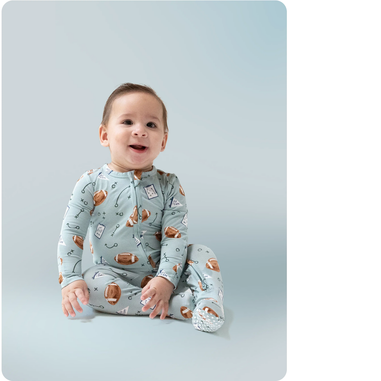2 Way Zipper Footie for Babies in Soft Viscose from Bamboo Fabric Angel Dear Everetts Place: Online Boutique