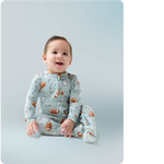 Angel Dear 2 Way Zipper Footie for Babies in Soft Viscose from Bamboo Fabric - Apparel & Accessories > Clothing > Baby & Toddler Clothing > Baby & Toddler Sleepwear 651