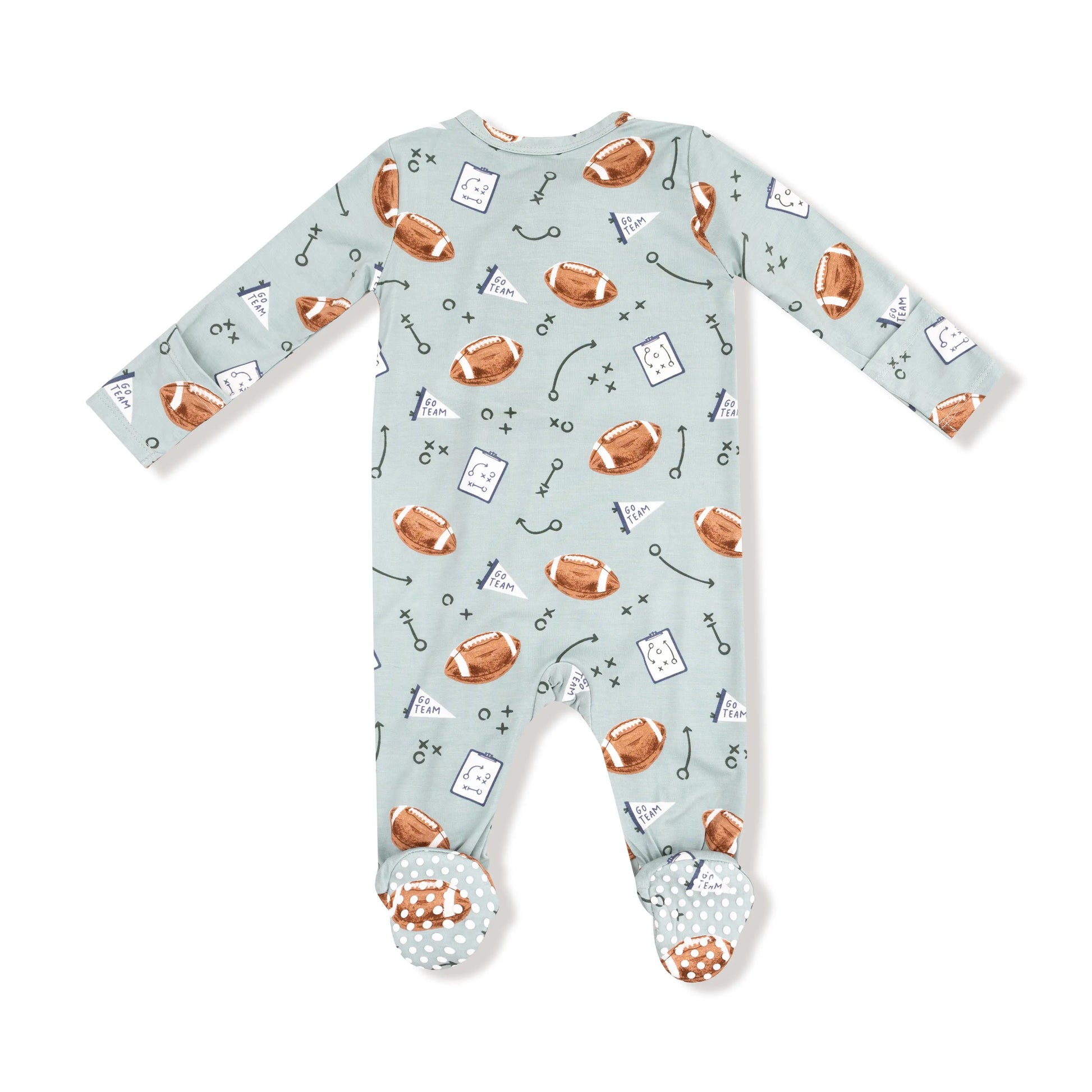 2 Way Zipper Footie for Babies in Soft Viscose from Bamboo Fabric Angel Dear Everetts Place: Online Boutique