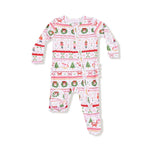 2 Way Zipper Ruffle Back Footie Angel Dear Everetts Place Boutique