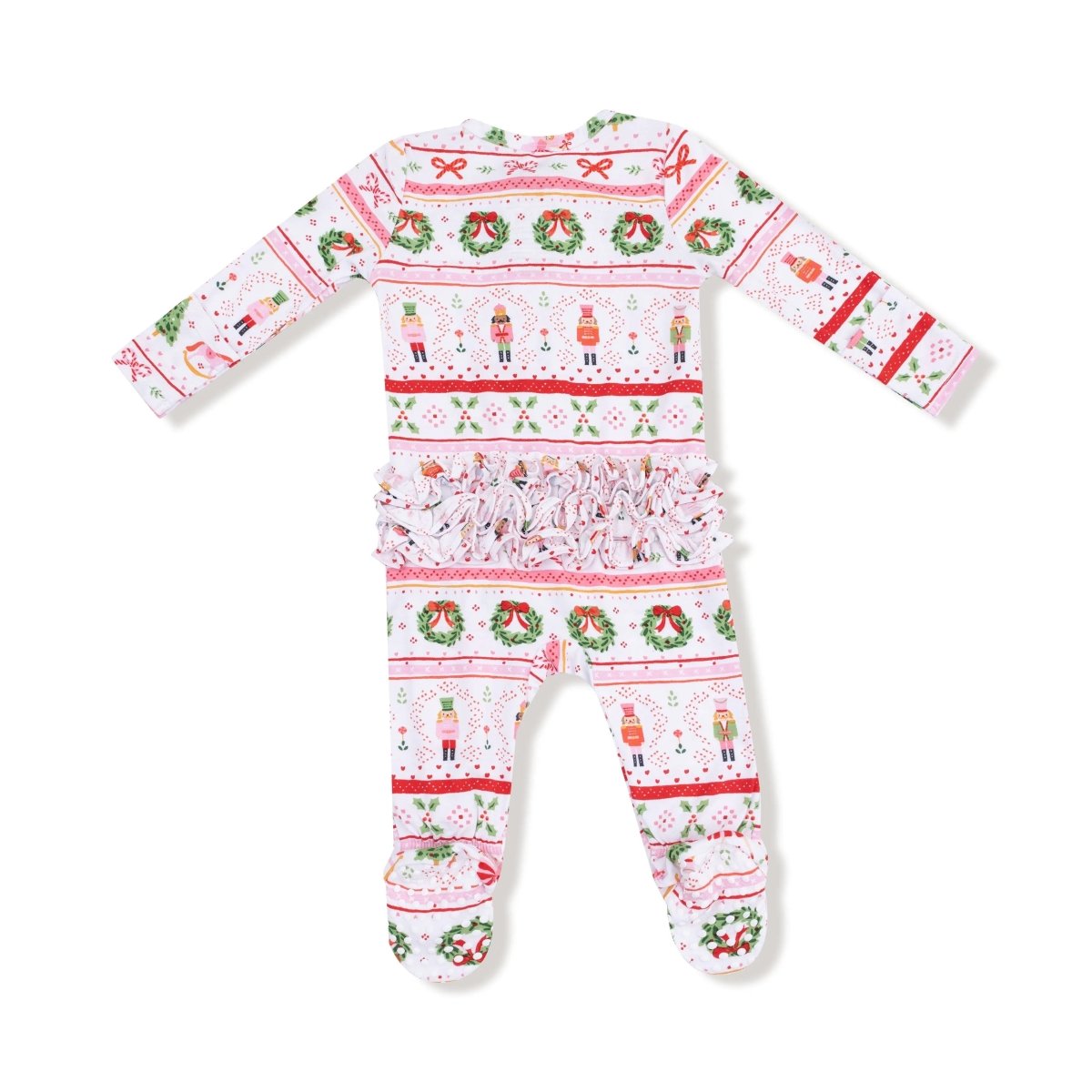 2 Way Zipper Ruffle Back Footie Angel Dear Everetts Place Boutique