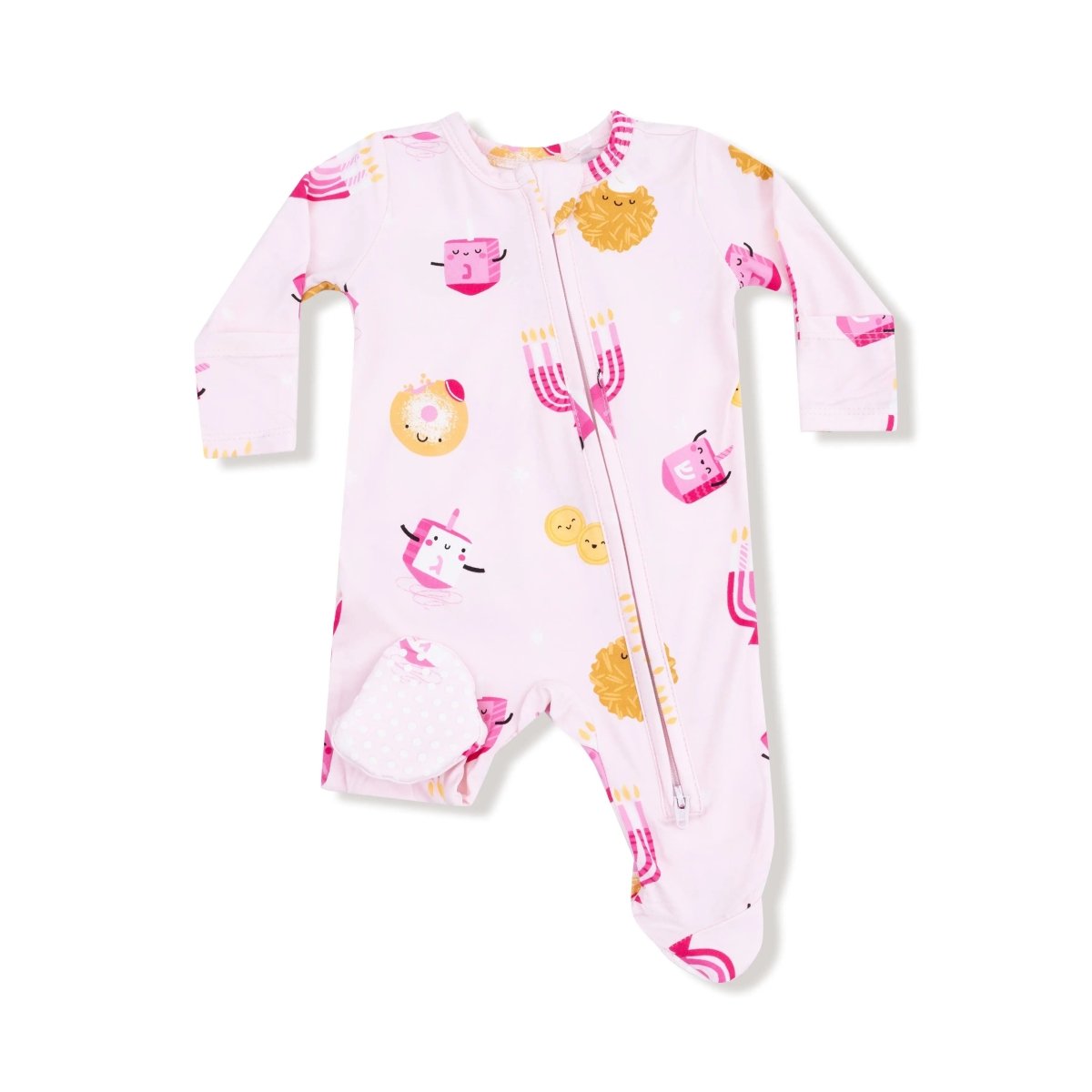 2 Way Zipper Ruffle Back Footie Angel Dear Everetts Place Boutique