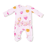 2 Way Zipper Ruffle Back Footie Angel Dear Everetts Place Boutique
