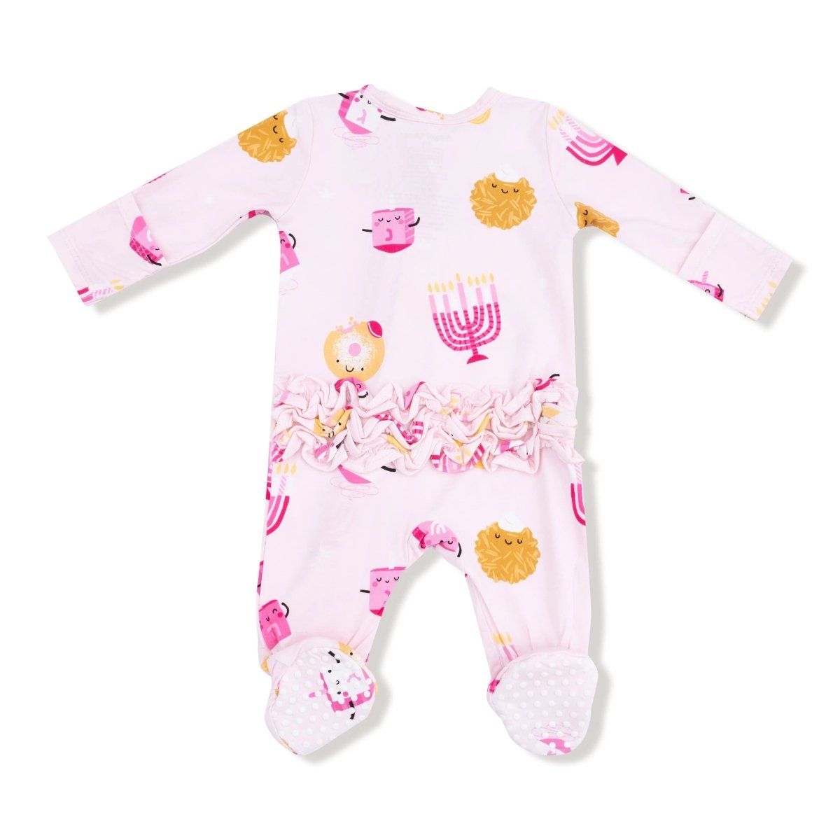 2 Way Zipper Ruffle Back Footie Angel Dear Everetts Place Boutique