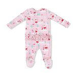 2 Way Zipper Ruffle Back Footie Angel Dear Everetts Place Boutique