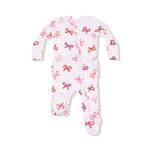 2 Way Zipper Ruffle Back Footie Angel Dear Everetts Place Boutique