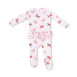 2 Way Zipper Ruffle Back Footie Angel Dear Everetts Place Boutique