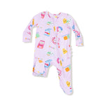 Angel Dear 2 Way Zipper Ruffle Back Footie Angel Dear Bamboo Fabric - Apparel & Accessories > Clothing > Baby & Toddler Clothing > Baby & Toddler Sleepwear 653